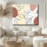 Painting by Numbers Modern Art Leaves